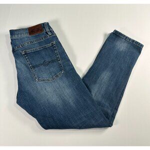 Joseph Abboud Men’s Slim Fit Jeans 32x30 Distressed Denim Blue Used